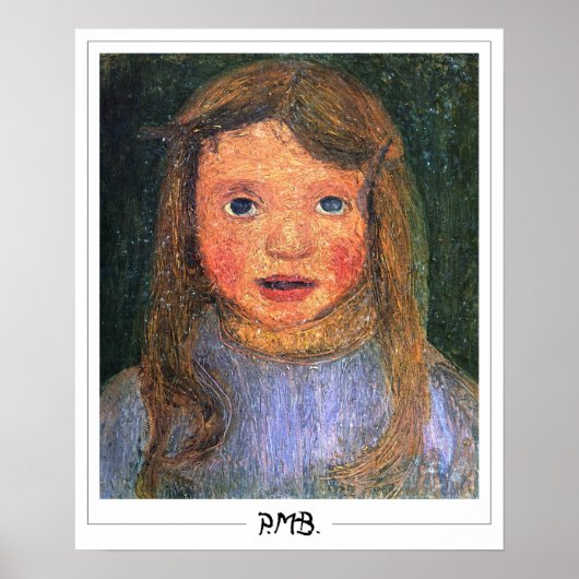 Paula Modersohn-Becker Zedign Art Poster #128 (Voorkant)