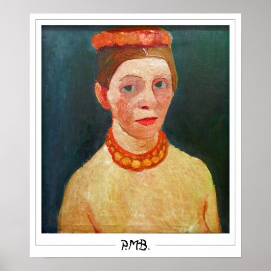 Paula Modersohn-Becker Zedign Art Poster #134 (Voorkant)