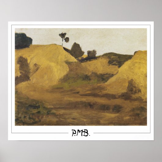 Paula Modersohn-Becker Zedign Art Poster #14 (Voorkant)