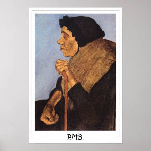Paula Modersohn-Becker Zedign Art Poster #150 (Voorkant)