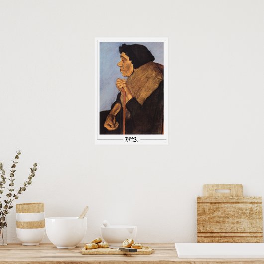 Paula Modersohn-Becker Zedign Art Poster #150 (Keuken)
