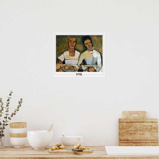 Paula Modersohn-Becker Zedign Art Poster #162 (Keuken)