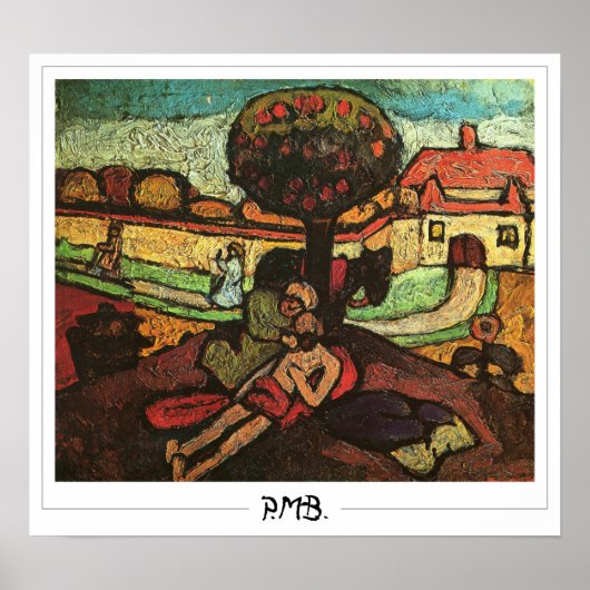 Paula Modersohn-Becker Zedign Art Poster #166 (Voorkant)