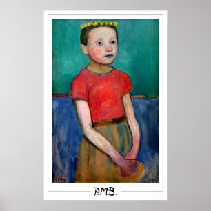 Paula Modersohn-Becker Zedign Art Poster #176