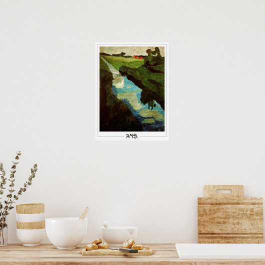 Paula Modersohn-Becker Zedign Art Poster #180 (Keuken)