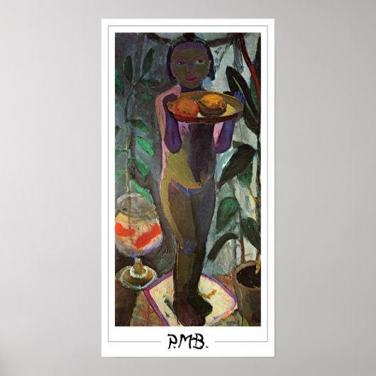 Paula Modersohn-Becker Zedign Art Poster #181 (Voorkant)