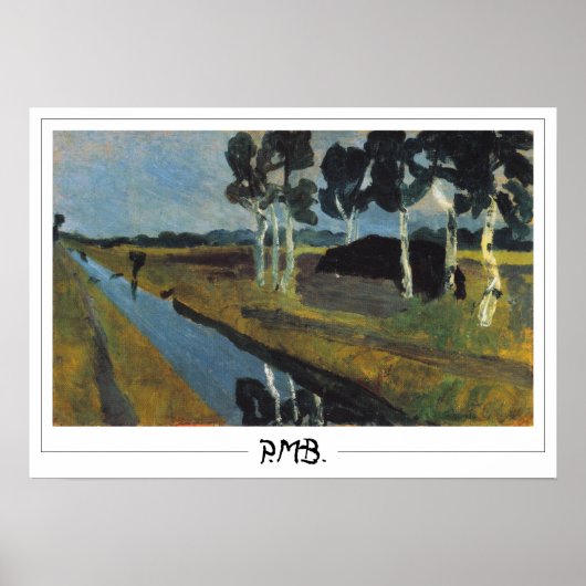 Paula Modersohn-Becker Zedign Art Poster #184 (Voorkant)