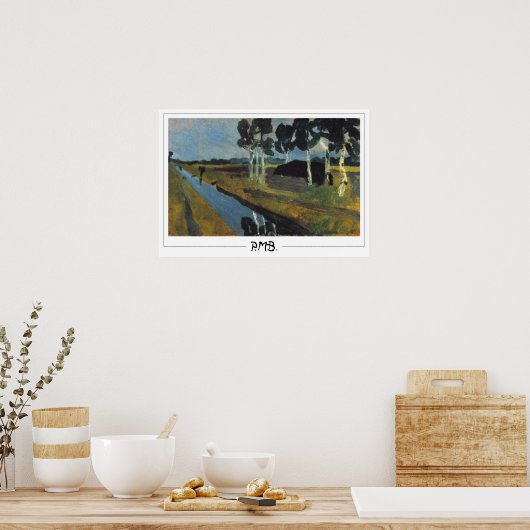 Paula Modersohn-Becker Zedign Art Poster #184 (Keuken)