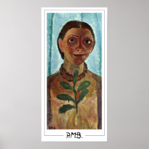 Paula Modersohn-Becker Zedign Art Poster #192