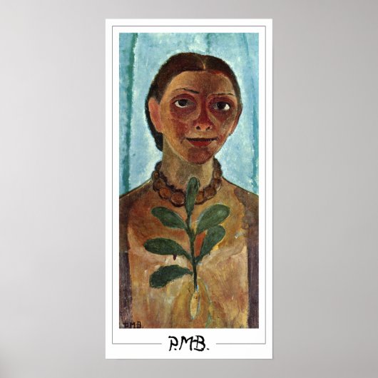 Paula Modersohn-Becker Zedign Art Poster #192 (Voorkant)