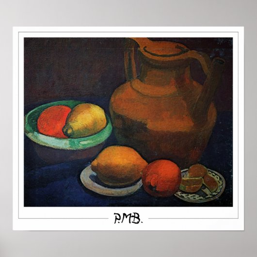Paula Modersohn-Becker Zedign Art Poster #30 (Voorkant)