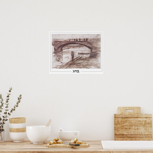 Paula Modersohn-Becker Zedign Art Poster #37 (Keuken)