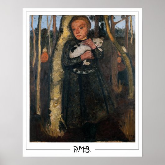 Paula Modersohn-Becker Zedign Art Poster #4 (Voorkant)