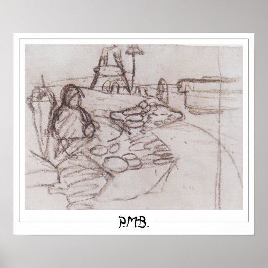 Paula Modersohn-Becker Zedign Art Poster #40 (Voorkant)