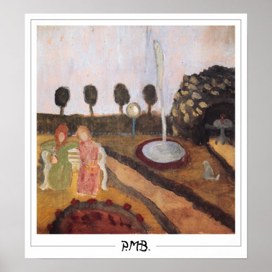 Paula Modersohn-Becker Zedign Art Poster #68 (Voorkant)
