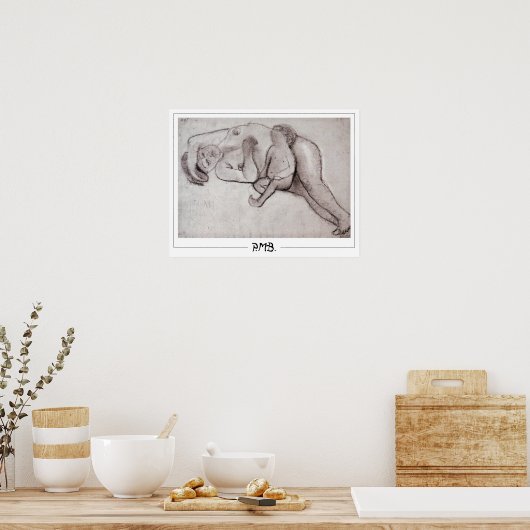 Paula Modersohn-Becker Zedign Art Poster #78 (Keuken)