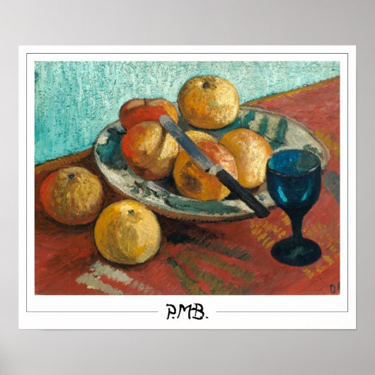 Paula Modersohn-Becker Zedign Art Poster #8 (Voorkant)