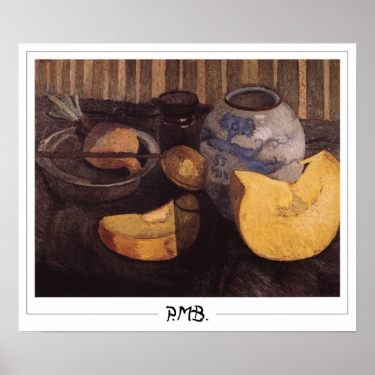 Paula Modersohn-Becker Zedign Art Poster #81 (Voorkant)