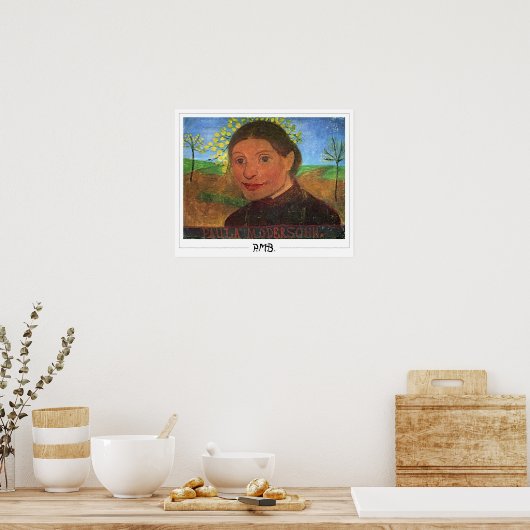 Paula Modersohn-Becker Zedign Art Poster #92 (Keuken)