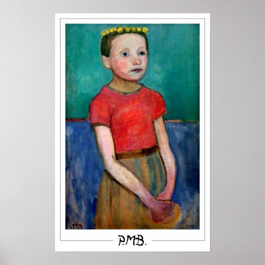 Paula Modersohn-Becker Zedign Kunstposter #176 Poster (Voorkant)