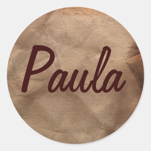 PAULA Naam Stickers Collectie (Voorkant)