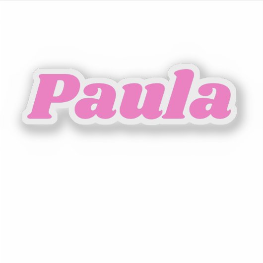 Paula Sticker (Voorkant)