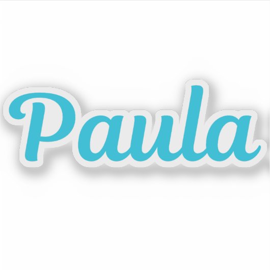 Paula Sticker (Voorkant)