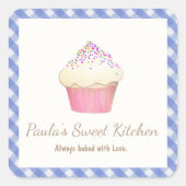 Paula Vierkante Sticker (Voorkant)