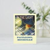 PAULDING GHOST LIGHT ~VROUW IN HET LICHT BRIEFKAAR BRIEFKAART (Staand voorkant)