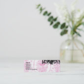 Paulette Paris Pink Toile Chandelier Visitekaartje (Staand voorkant)