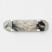 Paulette Reading Sitting on her Speelgoed Dog Skateboard (Horizontaal)