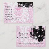 PauletteParis Chandelier en Toile Visitekaartjes (Voorkant / Achterkant)