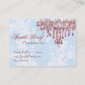 PauletteParis Pink Chandelier Chubby Visitekaartje (Achterkant)