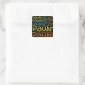 Paulin Vierkante Sticker (Tas)