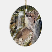 Paulina Creek Falls, OR Keramisch Ornament (Rechts)