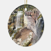 Paulina Creek Falls, OR Keramisch Ornament (Links)