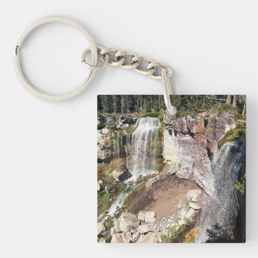 Paulina Creek Herfsten, Oregon Sleutelhanger (voorkant)