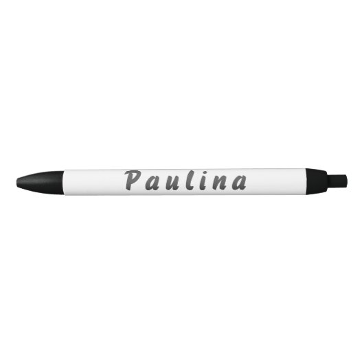 Paulina Kugelschreiber Zwarte Inkt Pen (Voorkant)
