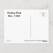 Paulina's piek briefkaart (Achterkant)