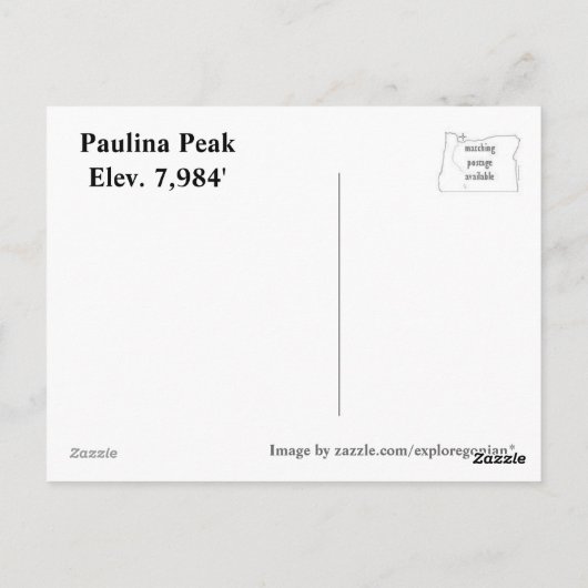 Paulina's piek briefkaart (Achterkant)