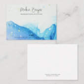 Pauline Benjes Blue2 bijsluiter Kaart Visitekaartje (Voorkant / Achterkant)