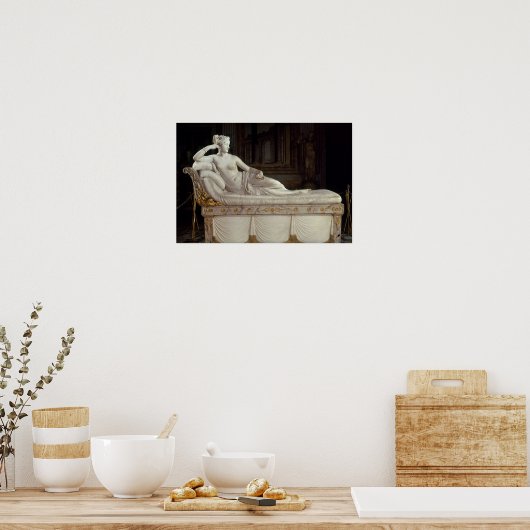 Pauline Bonaparte as Venus Triumphant, c.1805-08 Poster (Keuken)