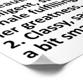Pauline Definitie Persoonlijke Naam Grappige Kerst Poster (Hoek)
