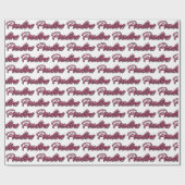 Pauline faded pink personalisiertes Geschenkpapier Cadeaupapier (Vlak)