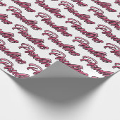 Pauline faded pink personalisiertes Geschenkpapier Cadeaupapier (Hoek)