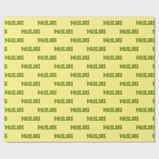 Pauline Kiwi Fruit Geschenk papier Geschenkpapier (Vlak)