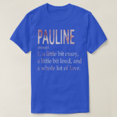 Pauline Meisje Naam Definitie T-shirt (Design voorkant)