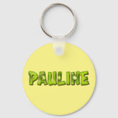 Pauline Name Kiwi Design Schlüsselanhänger Sleutelhanger (Voorkant)
