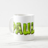 Pauline Name Kiwi Style Tasse Teetasse Kaffeetasse Koffiemok (Voorkant links)