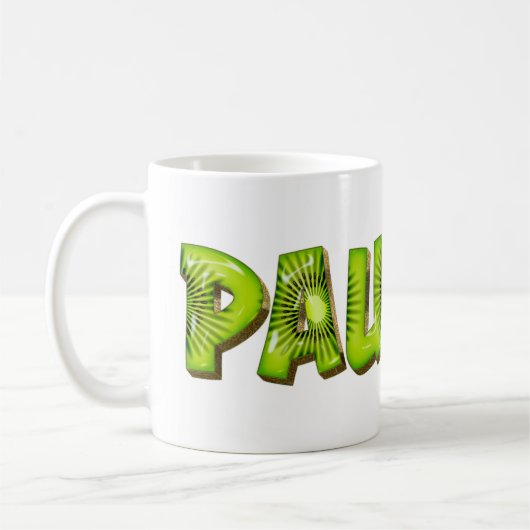 Pauline Name Kiwi Style Tasse Teetasse Kaffeetasse Koffiemok (Links)